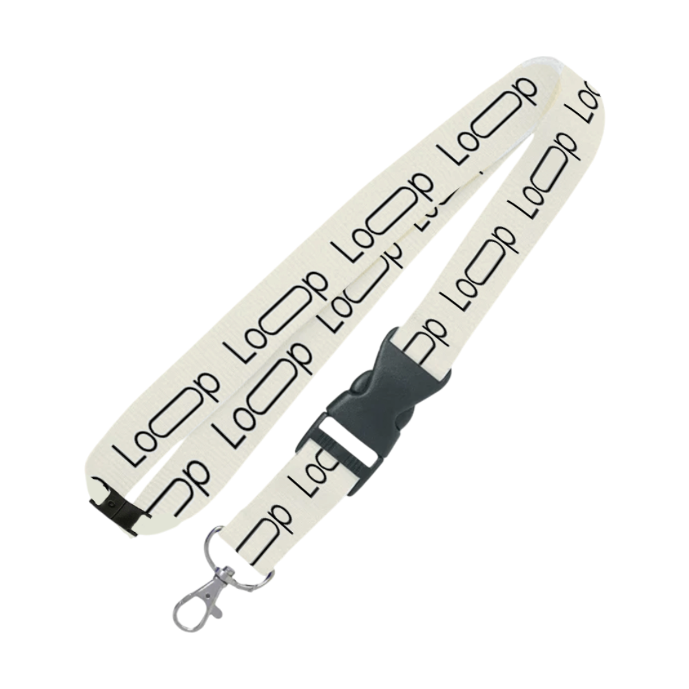 Lanyard con hebilla y clip de seguridad | Doble cara a todo color