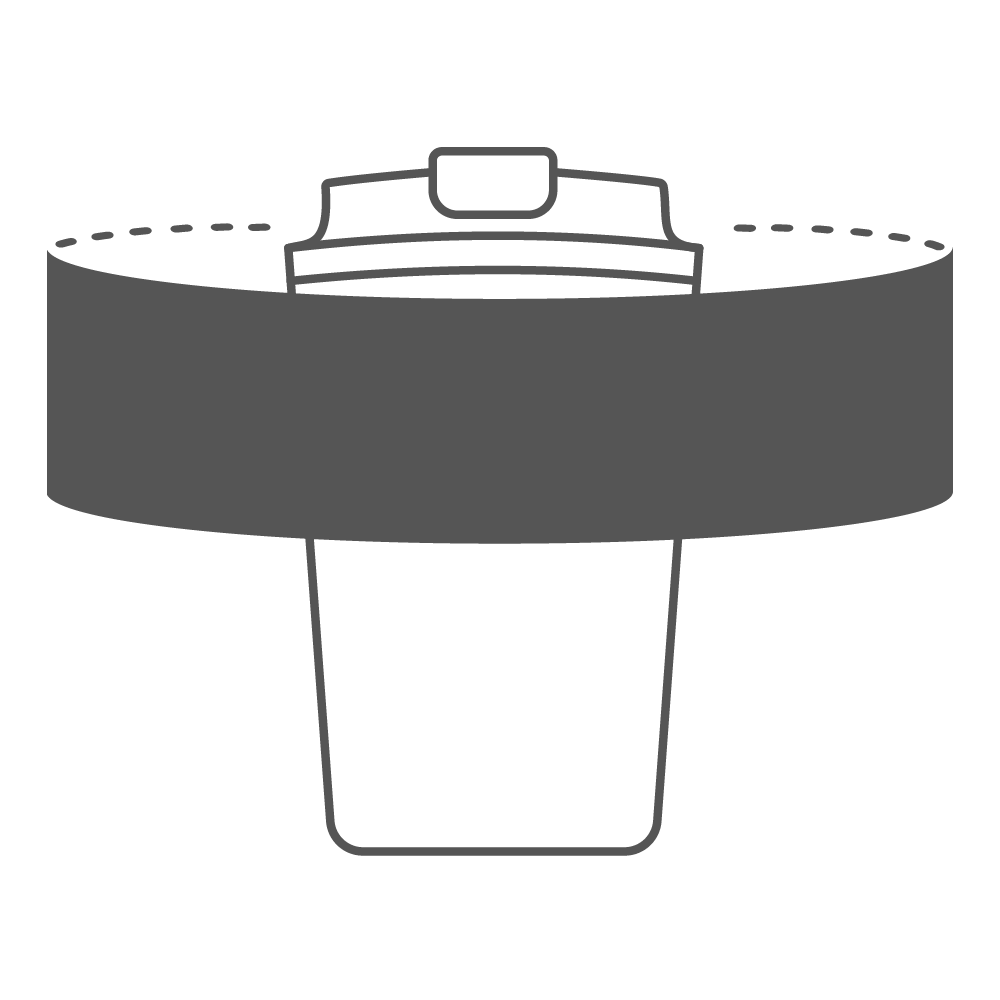 180 x 45 mm - Rondom