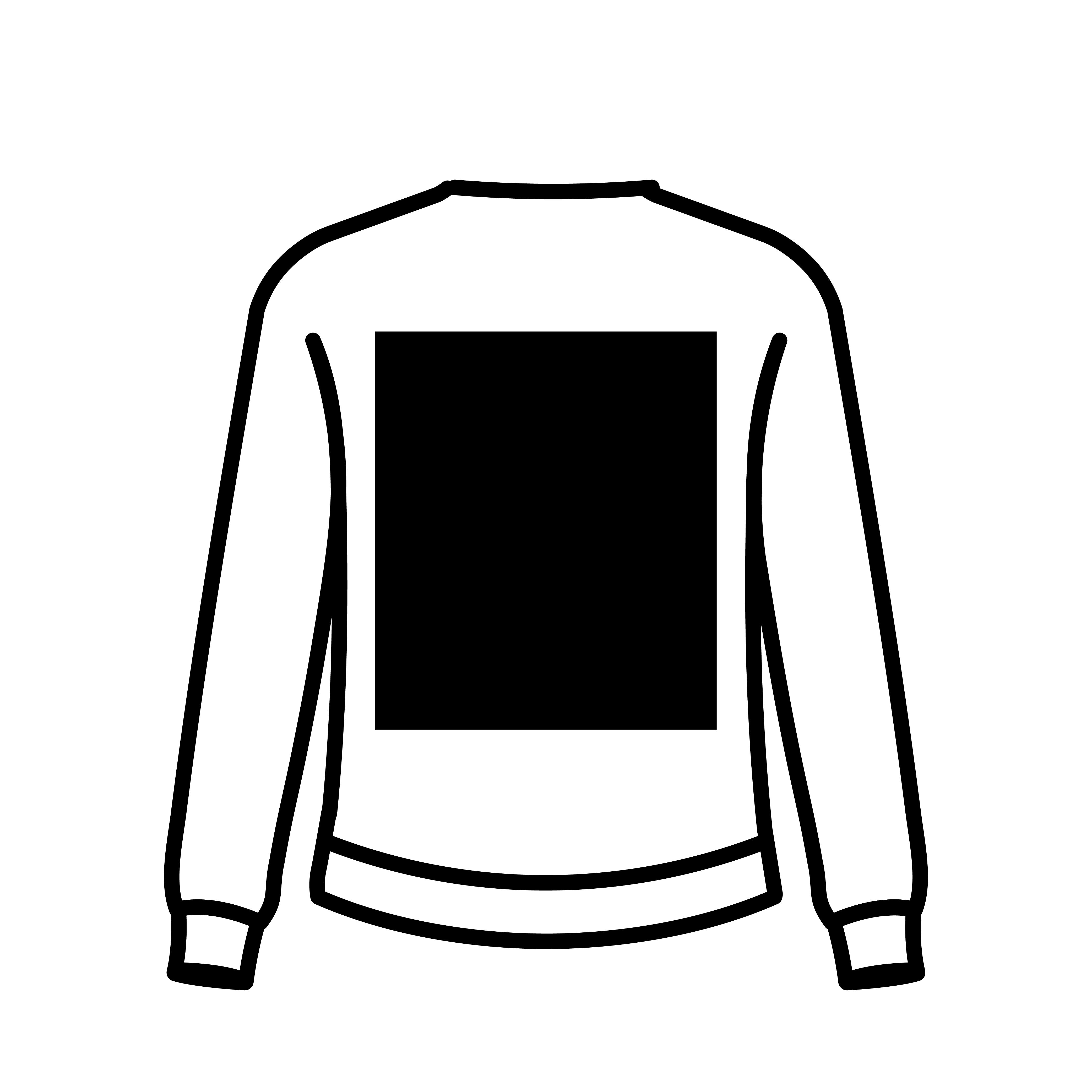 Parte trasera grande 27 x 30 cm