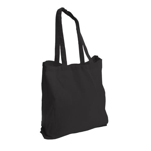 Long Handle Cotton Bag-Black (1)