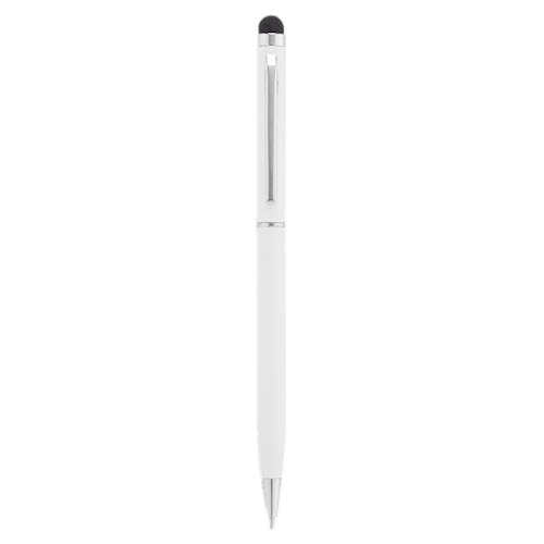 Aluminium touchscreen pen icon white