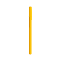 bicroundsticballpen Opaque yellow