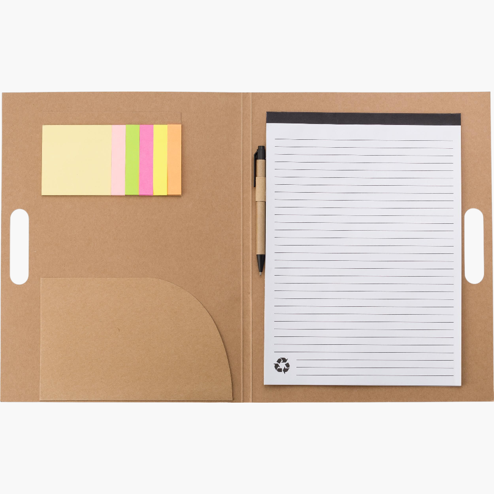 PDP - cardboardmemofoldercharlie square #F8F8F8 background