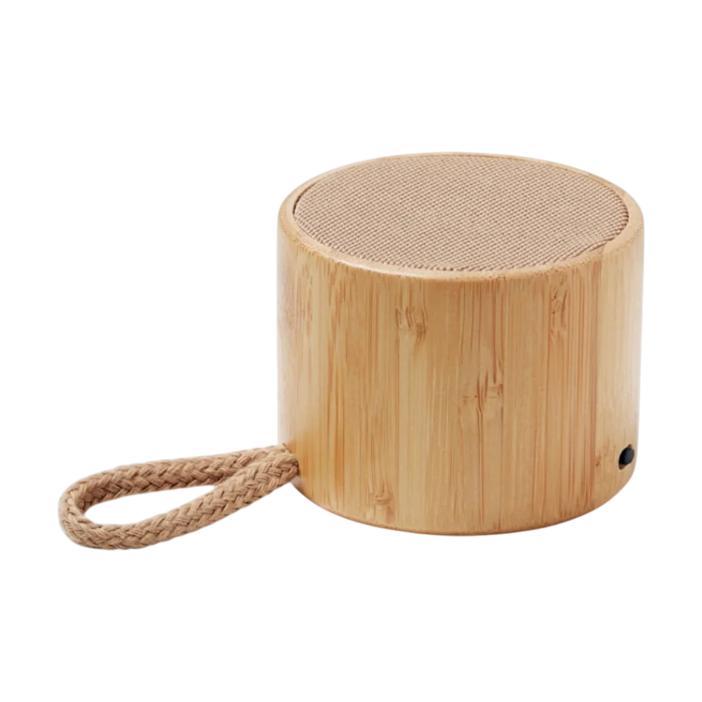 PDP - coolroundbamboowirelessspeaker square #F8F8F8 background