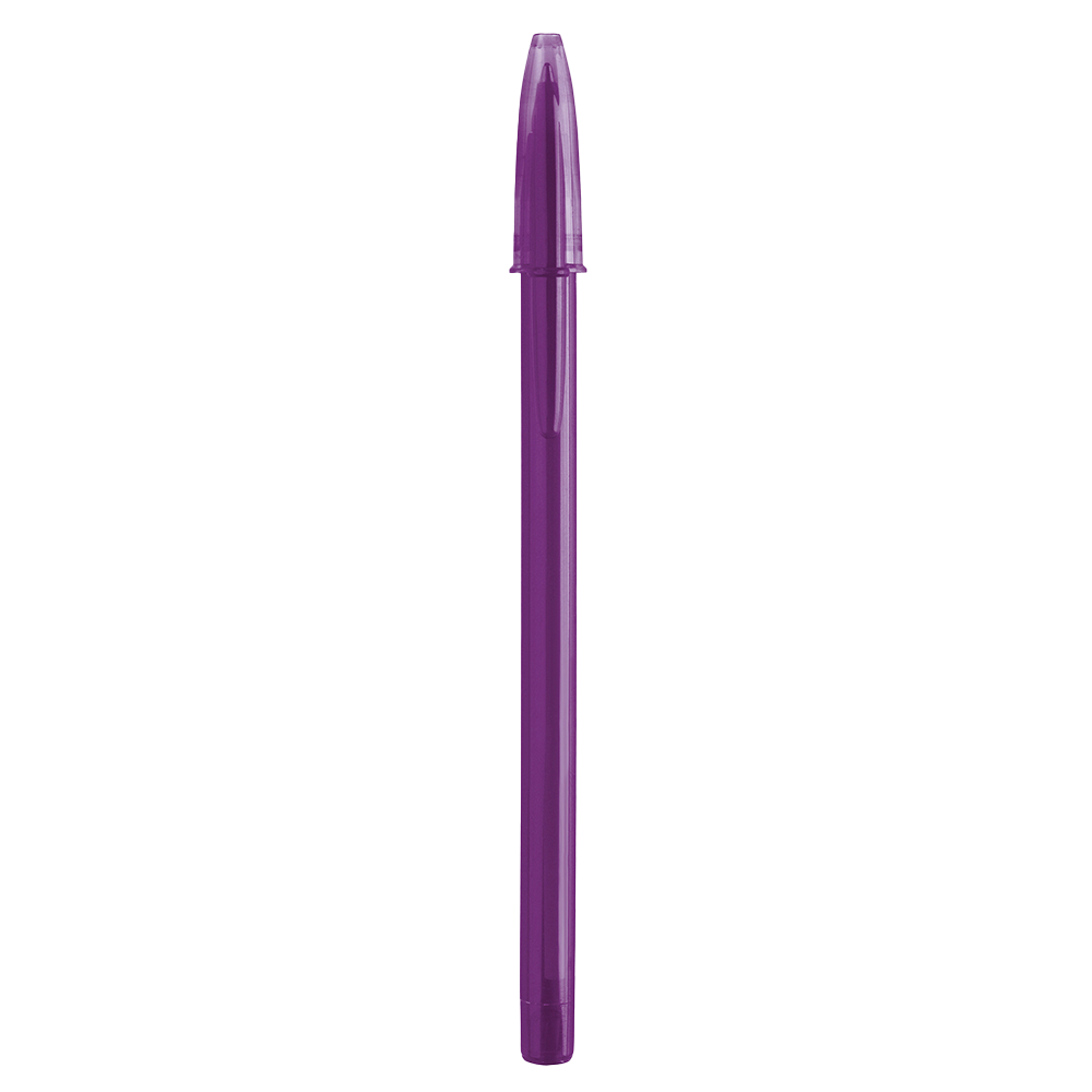 bicstyleballpen transparentpurple