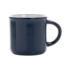 Vintage ceramic mug navy