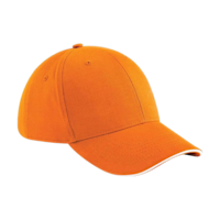 ICON - athleisure6panelcap orange_white