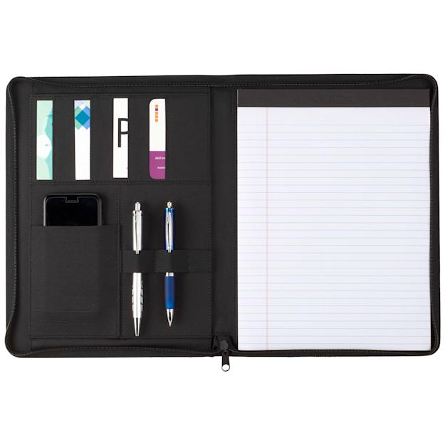 Vienna Heathered Zippered Padfolio-3