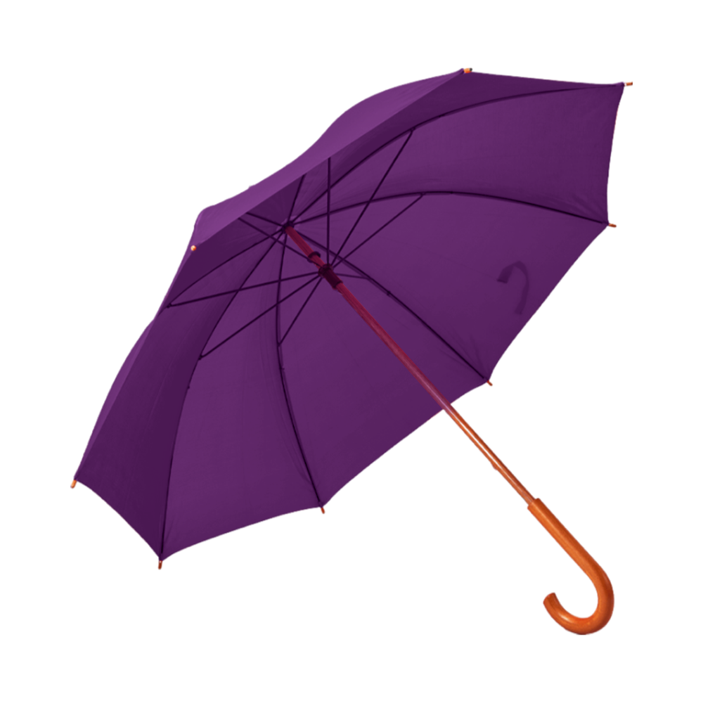 umbrellacurvedwoodp190t purple