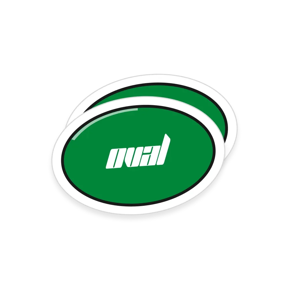 sticker oval 1x