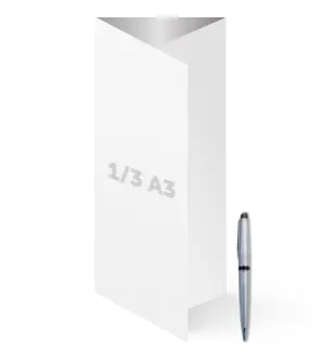 A3 Menu Cards