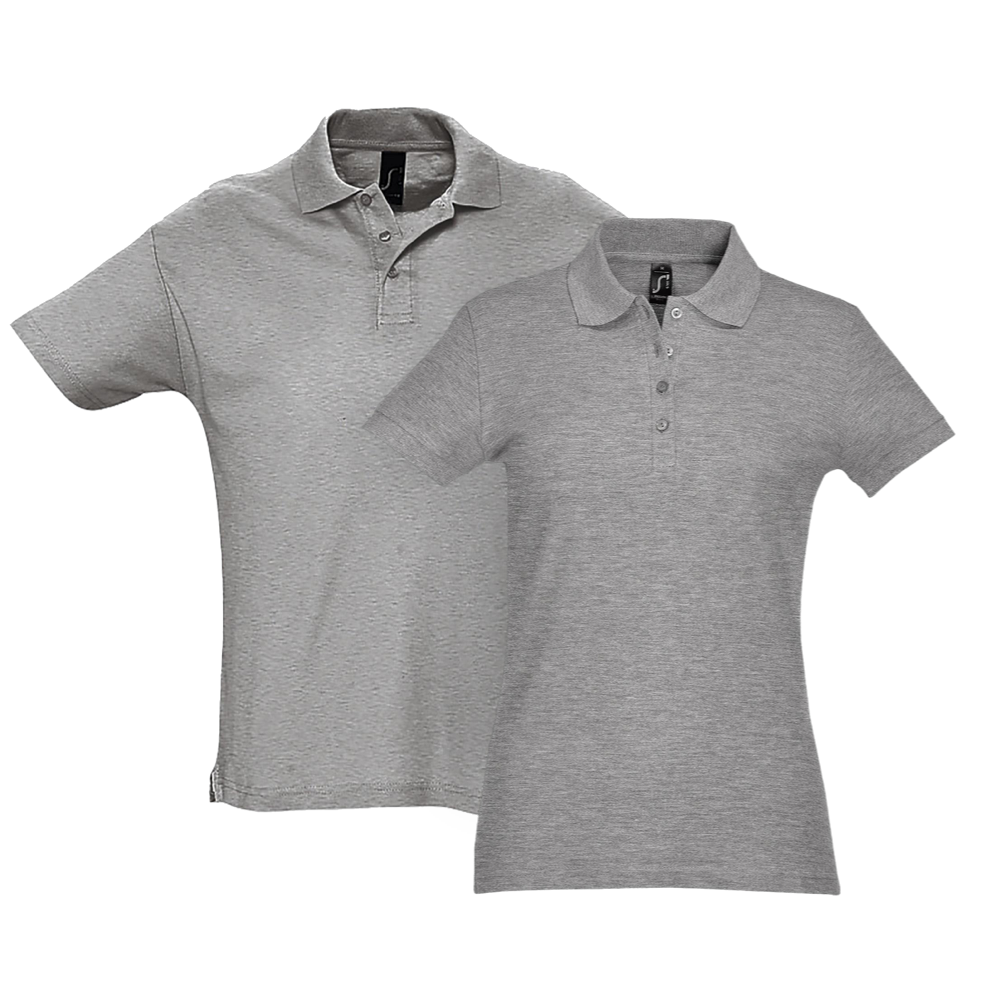 Sols budget polo ICON grey melange