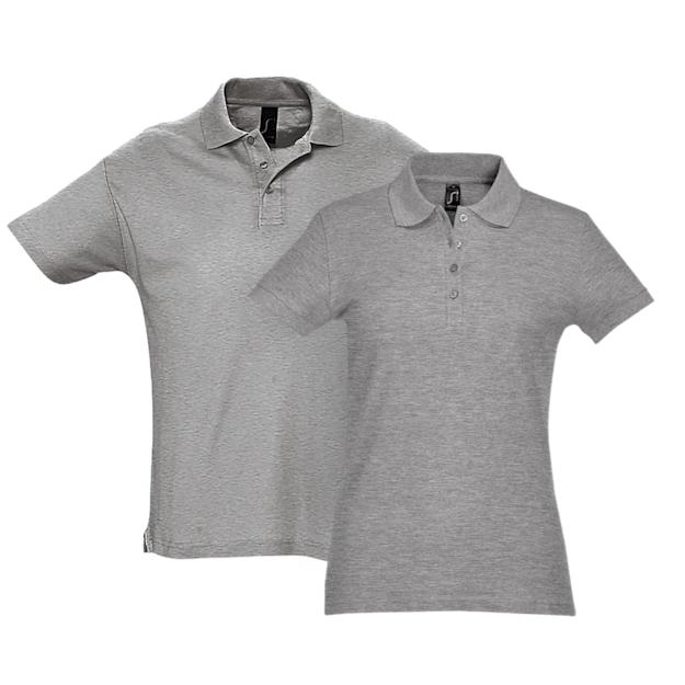 Sols budget polo ICON grey melange