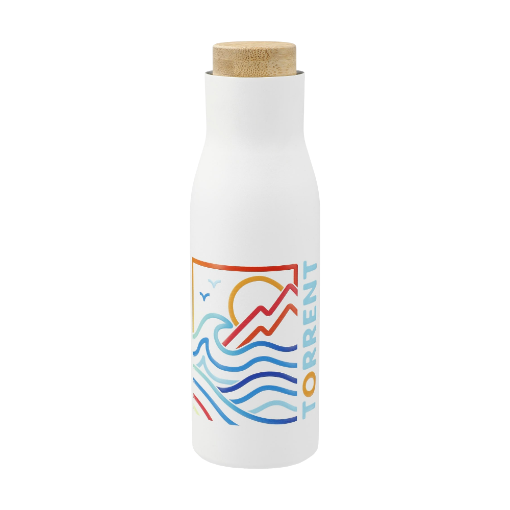 Bamboo Cap Vaccum Bottle 17 oz