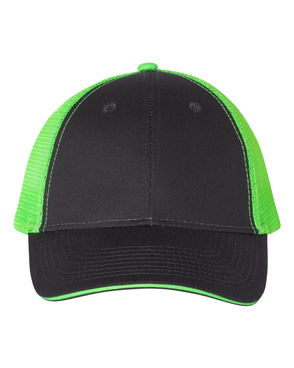 COLOR ICON - valucap6panelcap - Charcoal Black