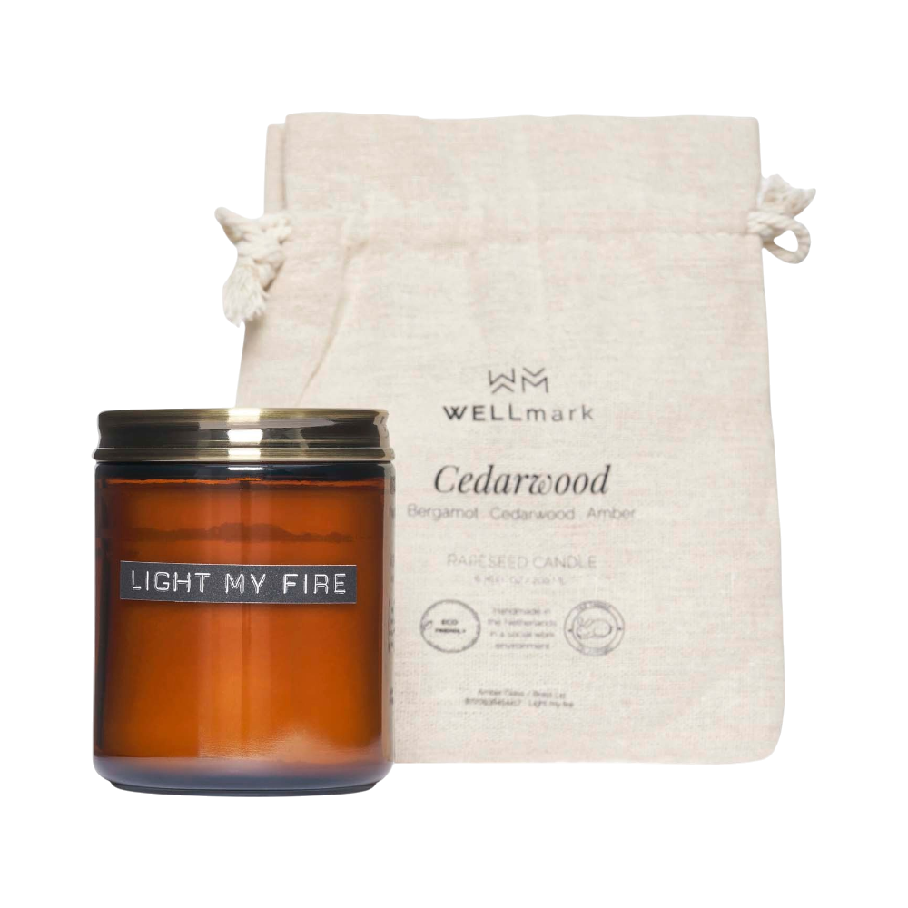 Candela in Vetro Riciclato Wellmark