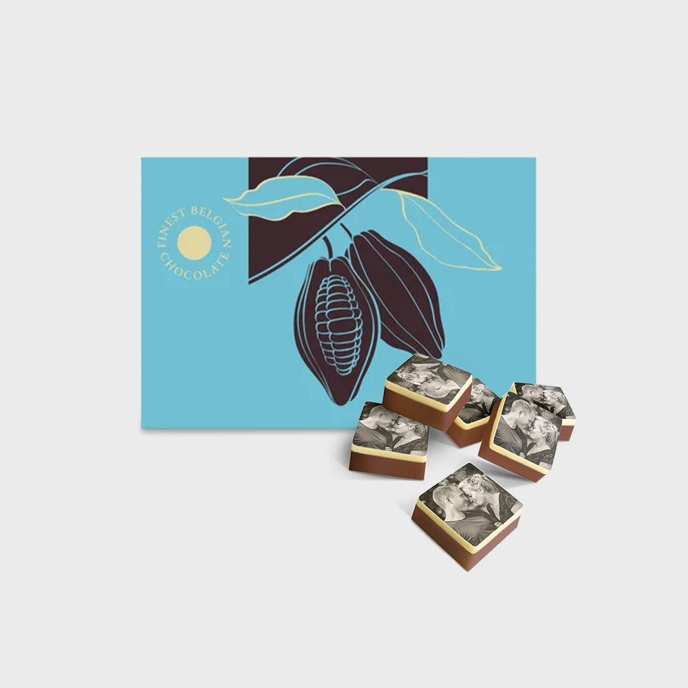 Vierkante foto bonbons