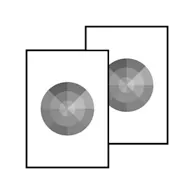 Double-sided greyscale printing