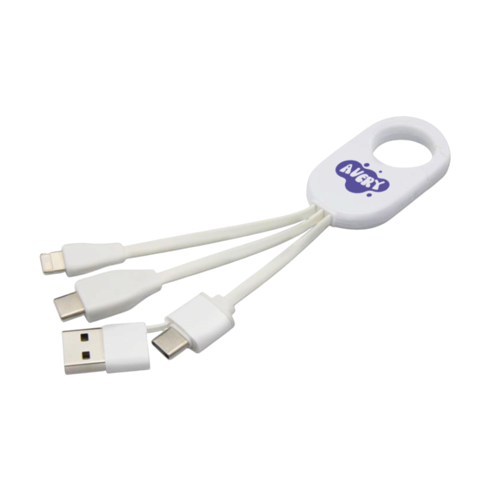 Troop 4-in-1 Plastic Charging Cable