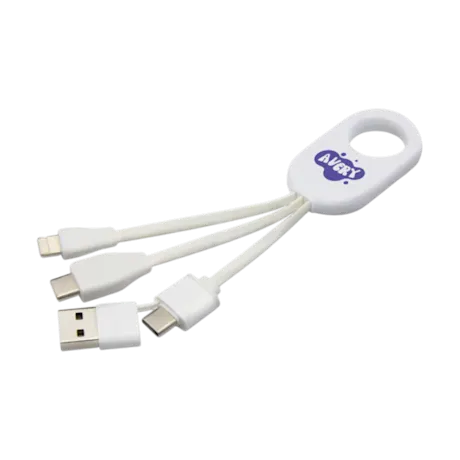 Troop 4-in-1 Plastic Charging Cable