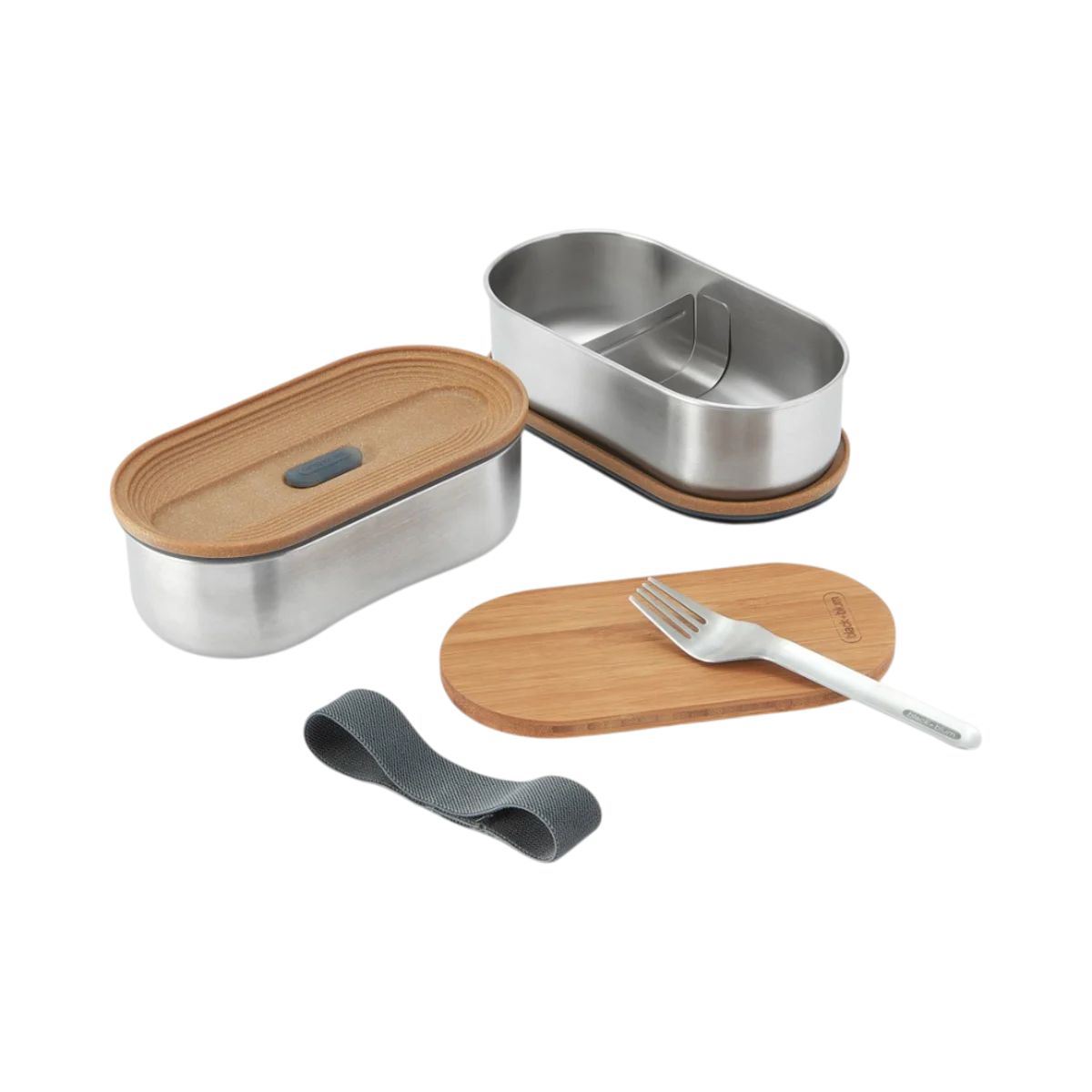 Stainless Steel Double Bento Box main image