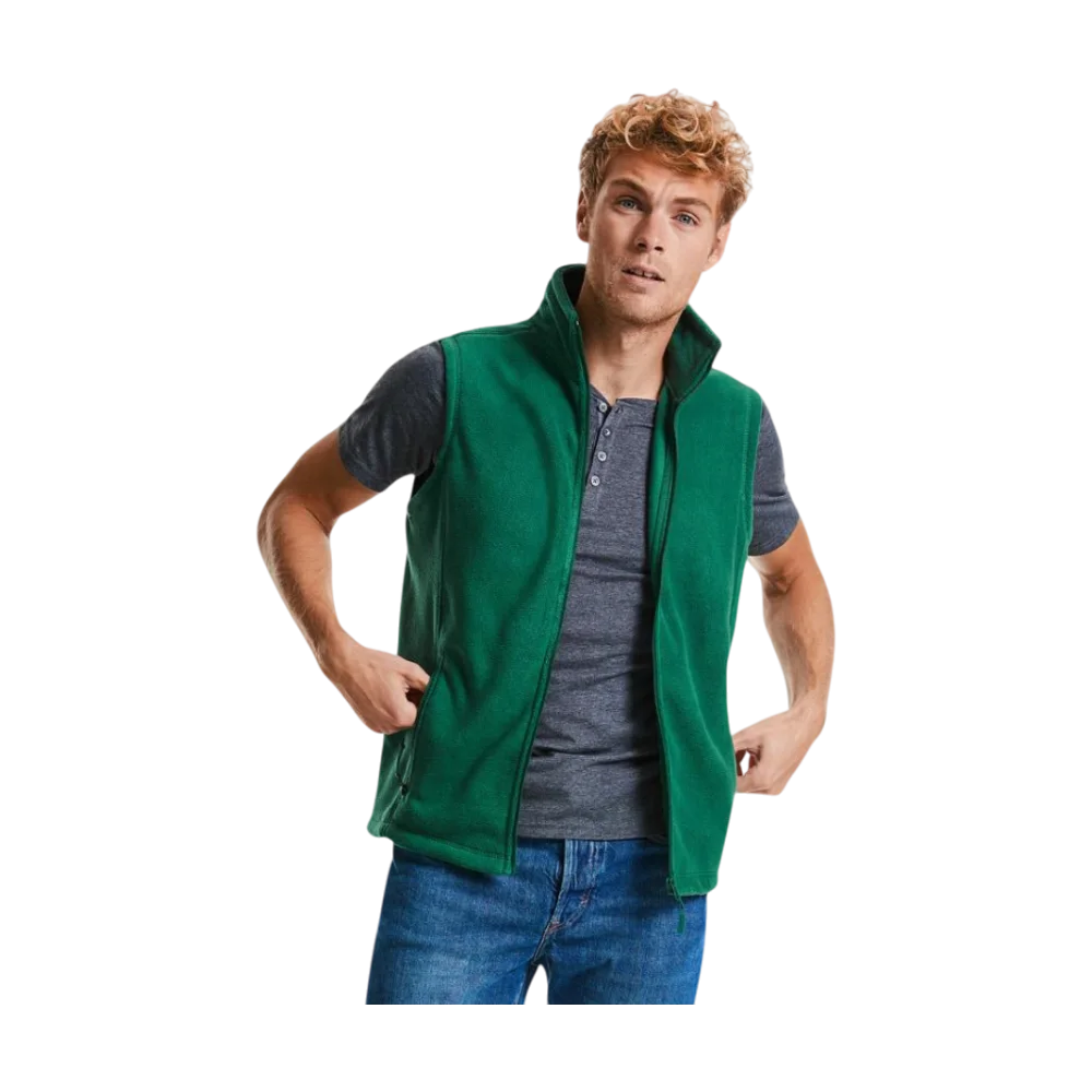 PDP - russellmenoutdoorfleecegilet square grey background