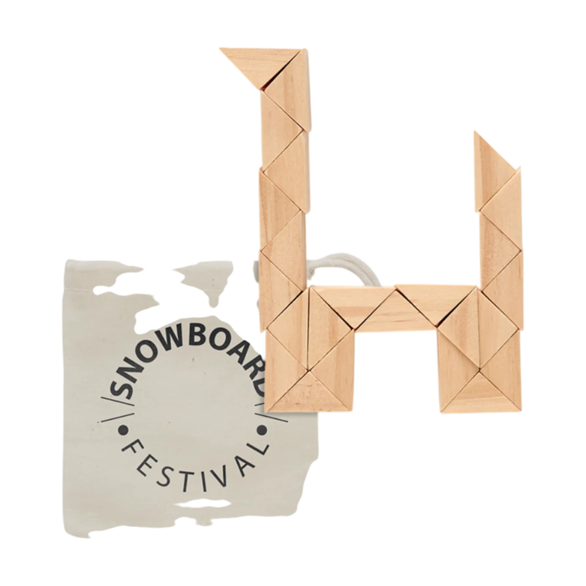 24-Piece Wooden Puzzle Brain Teaser main image
