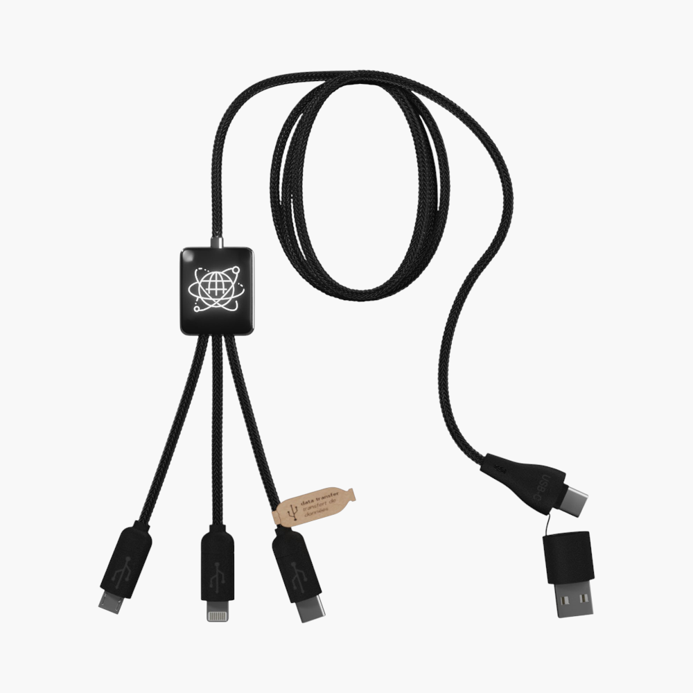 PDP - scxdesignc455in1rpetchargingcablewithdatatransfer square #F8F8F8 background