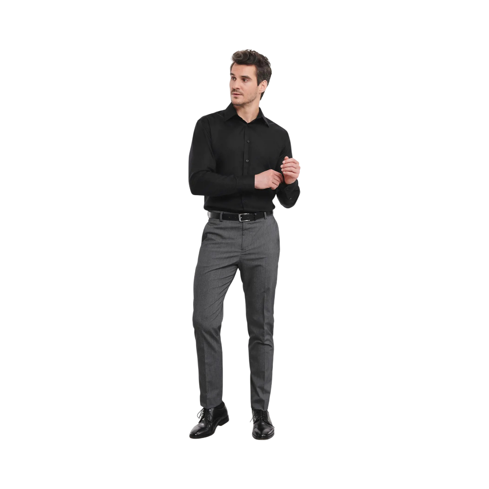 PDP - russellmenlsltailoredultimatenonironshirt square #00000000 background