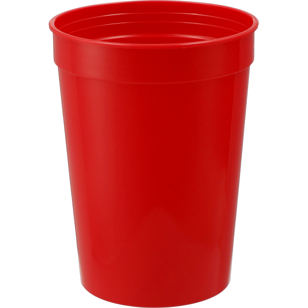 ICON - solid12ozrecycledstadiumcup red