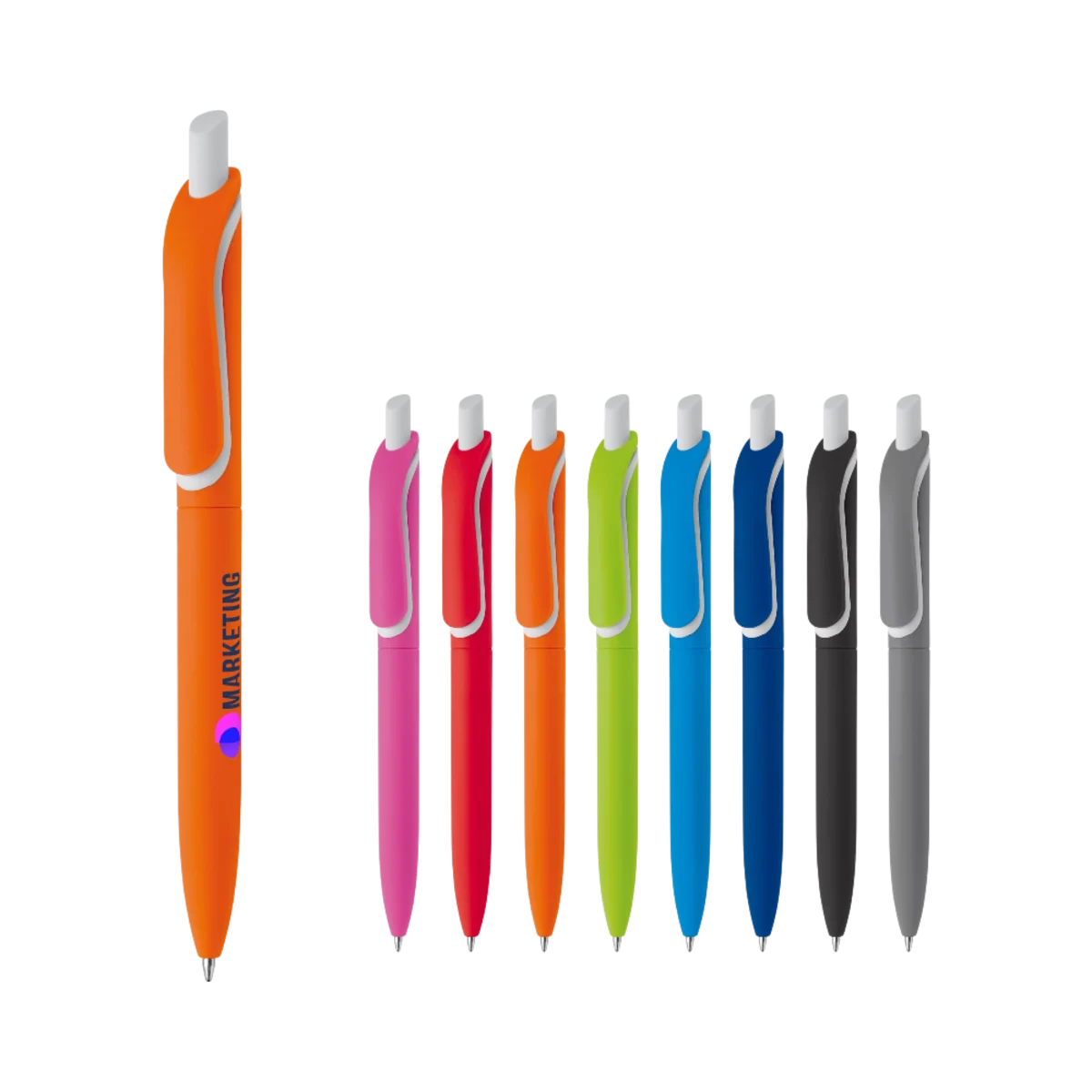 ClickShadow Soft Touch Recycled ABS Ball Pen main image