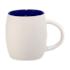 White with Blue Trim