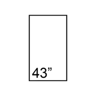 43"