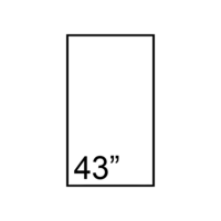 43"