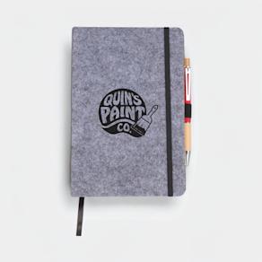 Recycled Felt Notebook 8x5.5