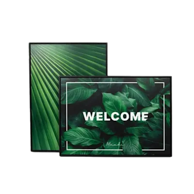 Panels with floating frame