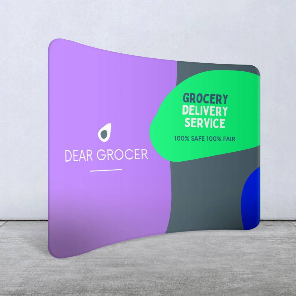 Exhibition Stands PDP Curved Stretch Stand Copy 2