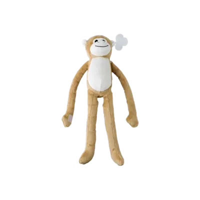 Scimmia di peluche con braccia lunghe