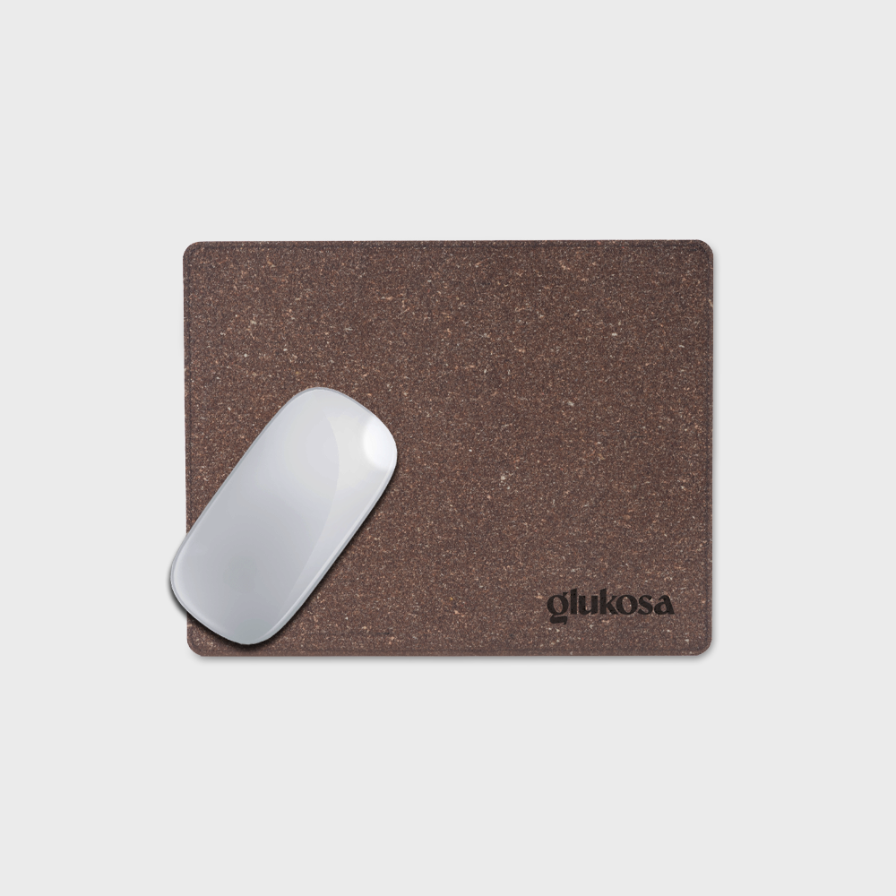 Muismat van gerecycled leer