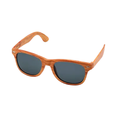 Mira Wood-Look Sunglasses