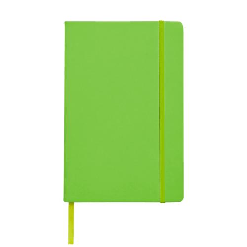pocketpapernotebooka5 lime green