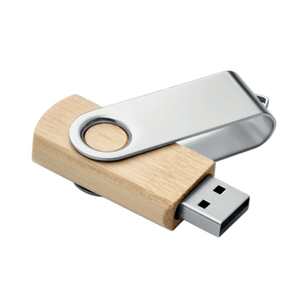 USB Techmate in Bambù