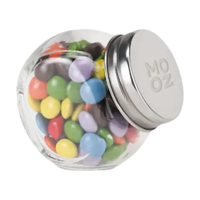 Glass Jar with Chocolate Candy