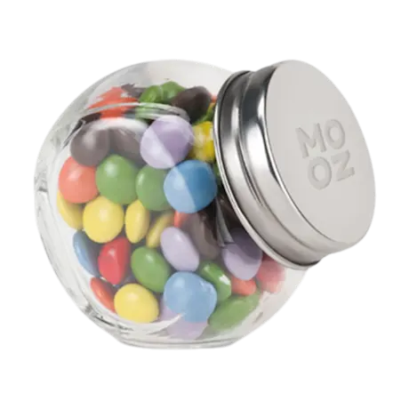 Glass Jar with Chocolate Candy