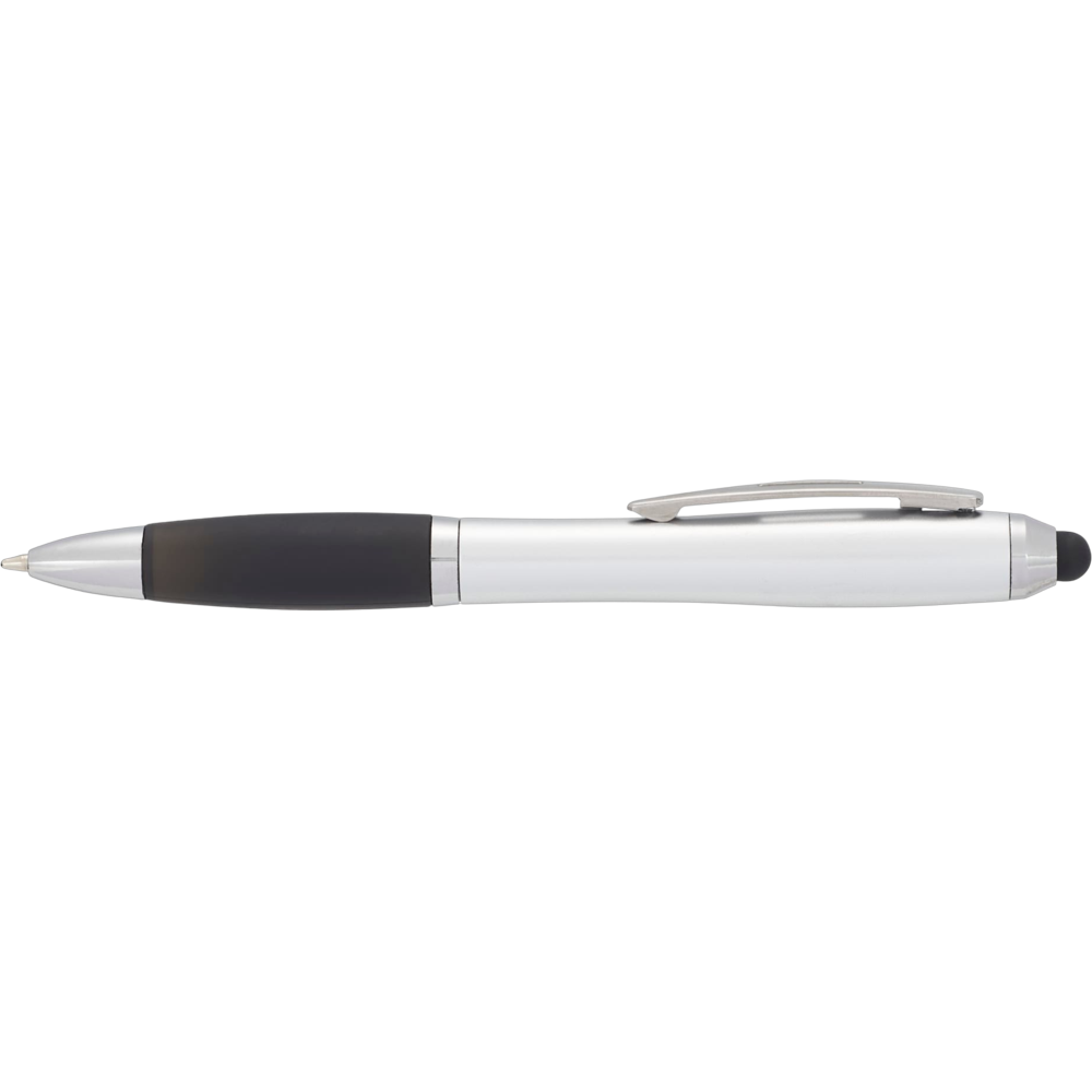 nashballpointpenstylus silver w black trim