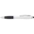 nashballpointpenstylus silver w black trim