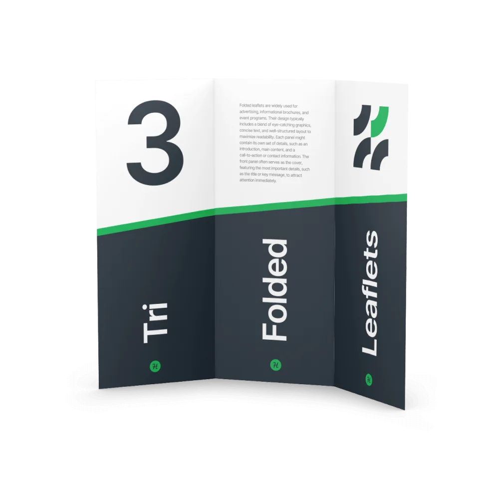HP20 - Tri-Fold Leaflets - square - transparent