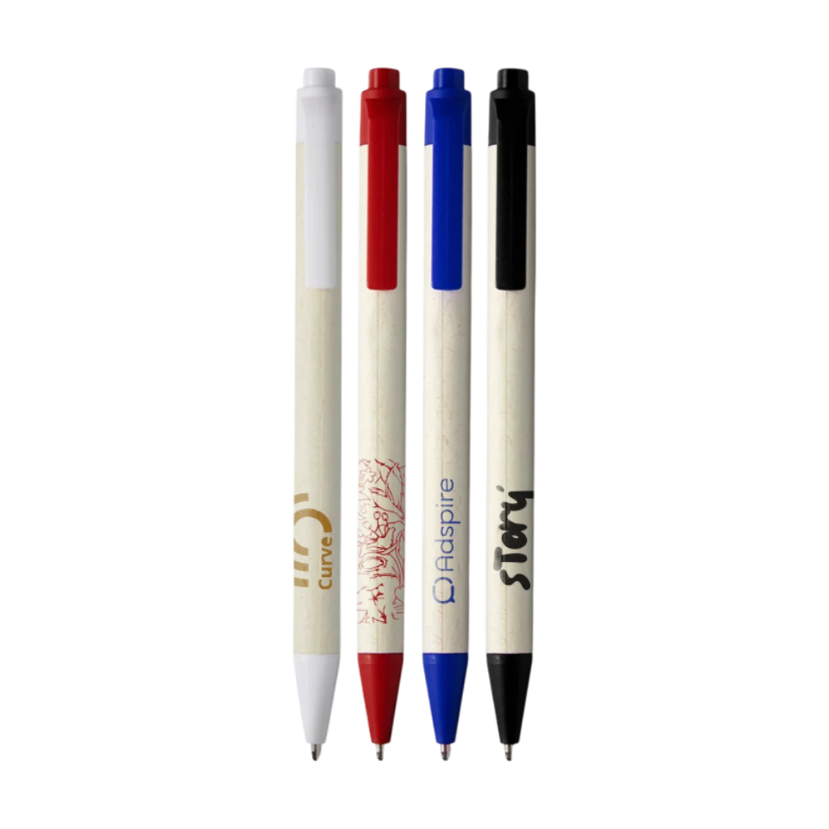 Recycled Carton & PLA Plastic Ballpoint Pen main image
