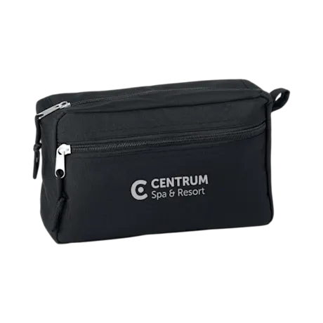 Recycled RPET hanging toiletry bag