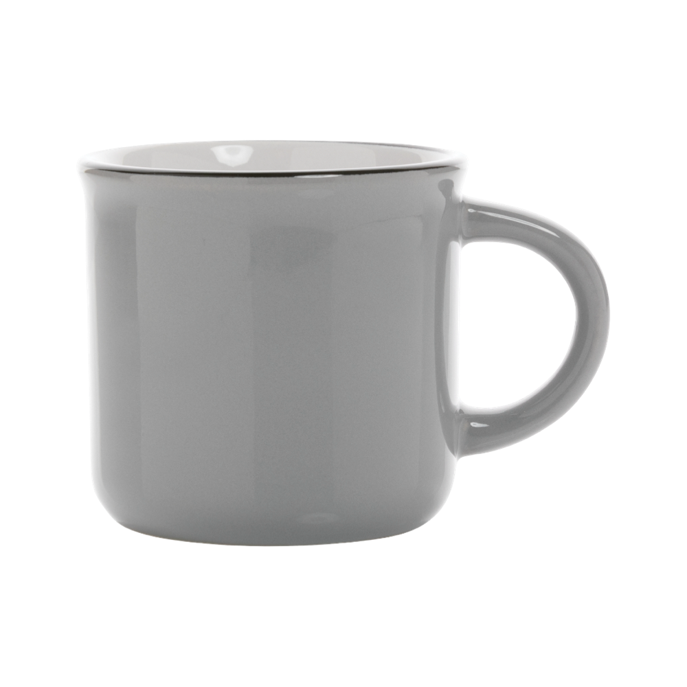 Vintage ceramic mug gray